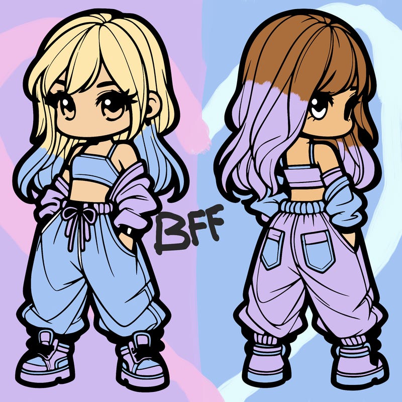 girl in crop top and baggy pants