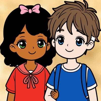 girl and boy together