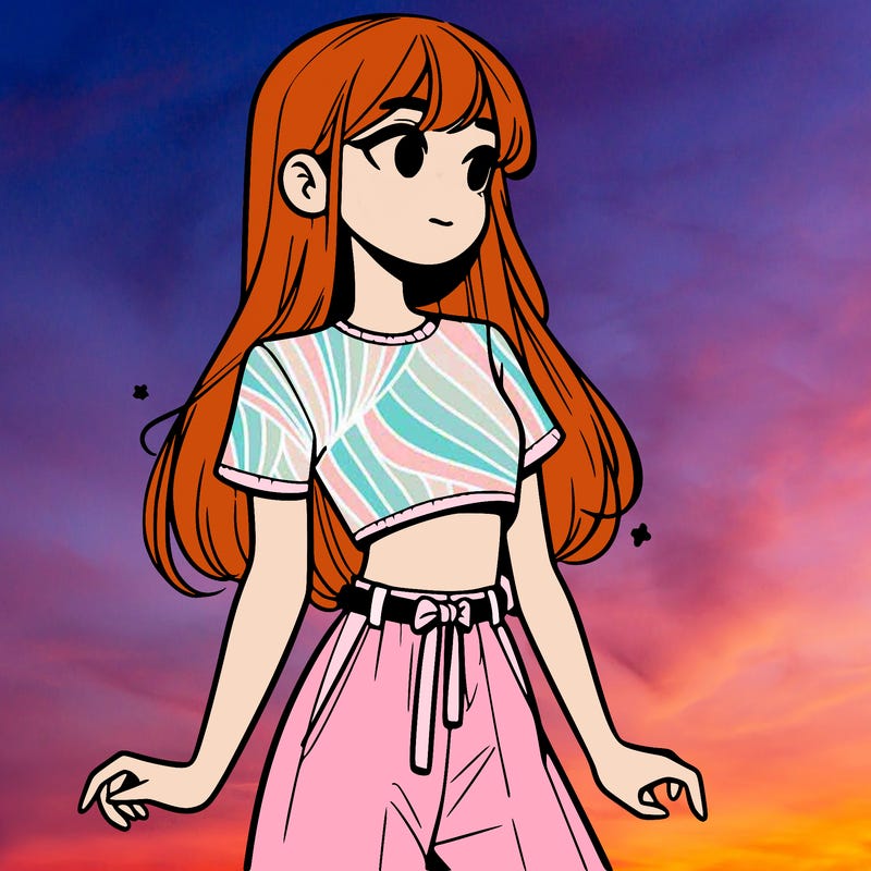 girl in a cute crop top