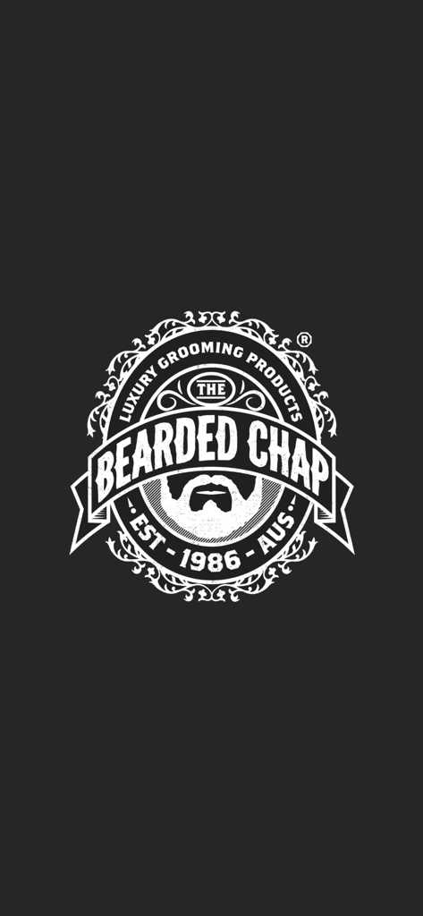 The Bearded Chap - The Bearded Chap luxury grooming products logo featuring a beard illustration and vintage typography