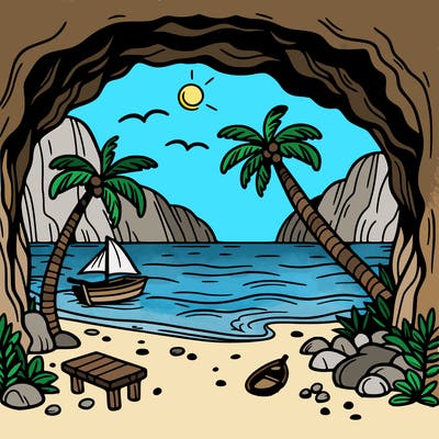 beach cave