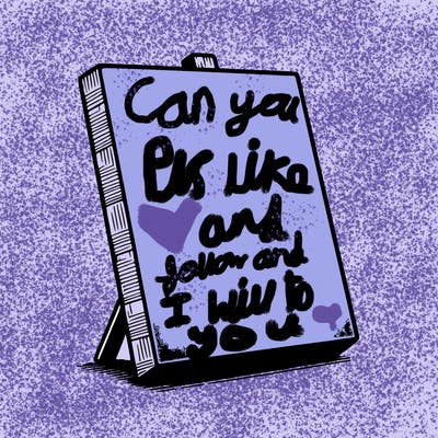 blank canvas realistic