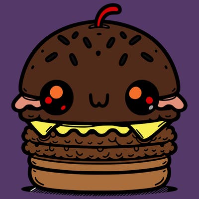 burger cute