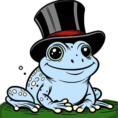 frog in a top hat