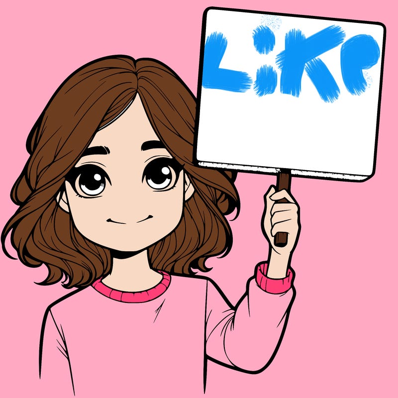 realistic girl holding up a sign