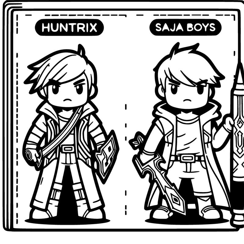 huntrix and saja boys