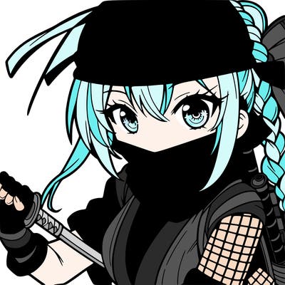 manga girl ninja