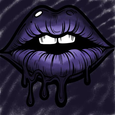 lips that look realistic and drip