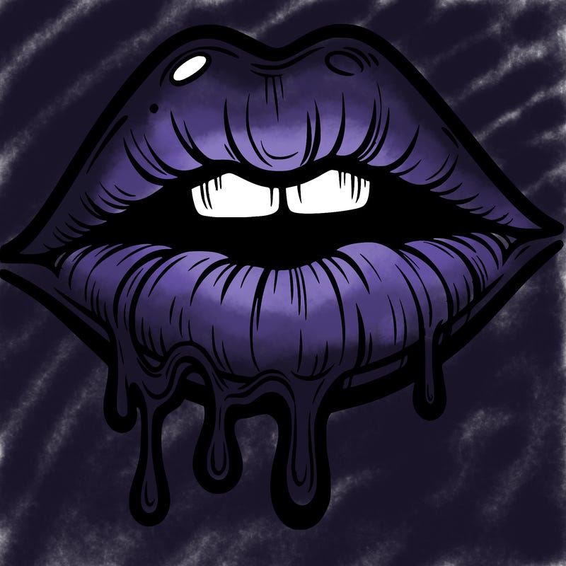 lips that look realistic and drip