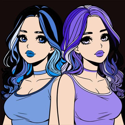 realistic twin sisters