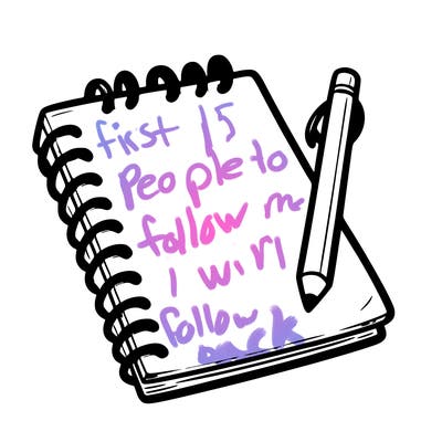 a blank sketch pad