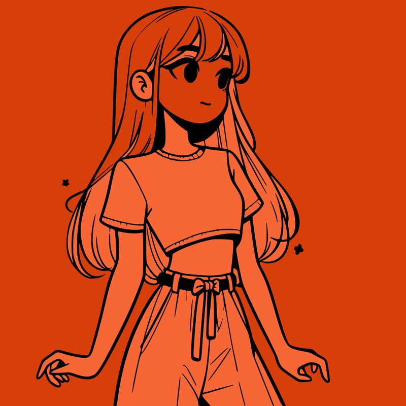 girl in a cute crop top