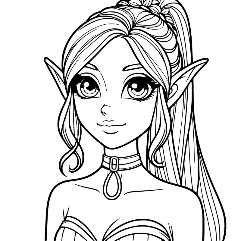 realistic elf girl