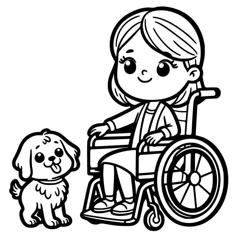 woman in wheelchair with small dog