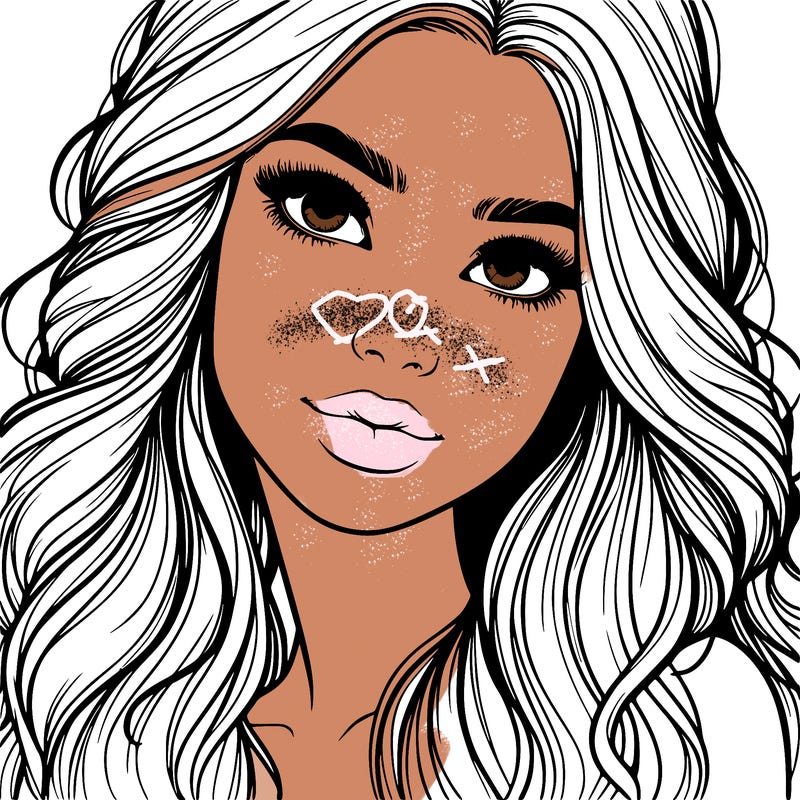 beautiful realistic girl