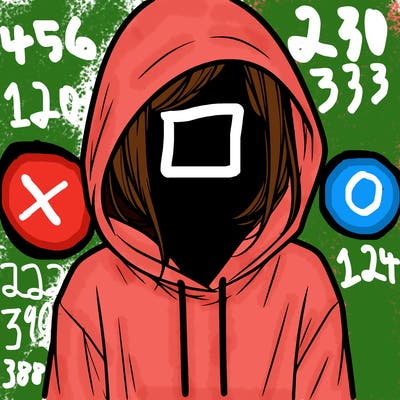 faceless girl in hoodie