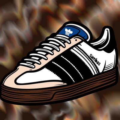a simple adidas sambas shoe