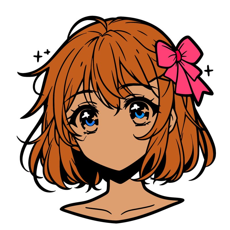anime girl face