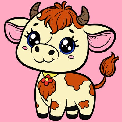 cute cow