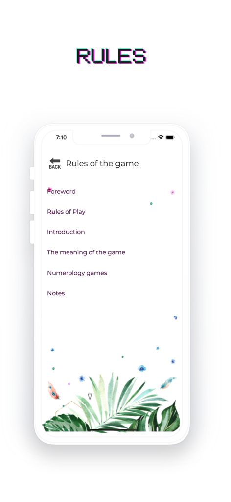 Leela Chakra Ai app rules menu screen featuring spiritual game guide options
