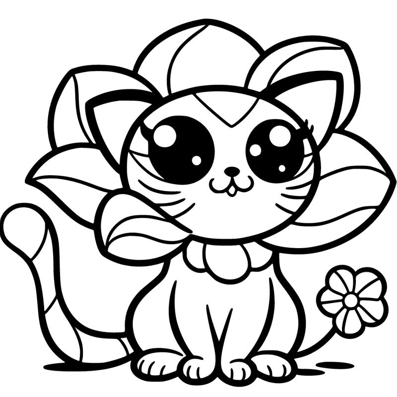 flower cat
