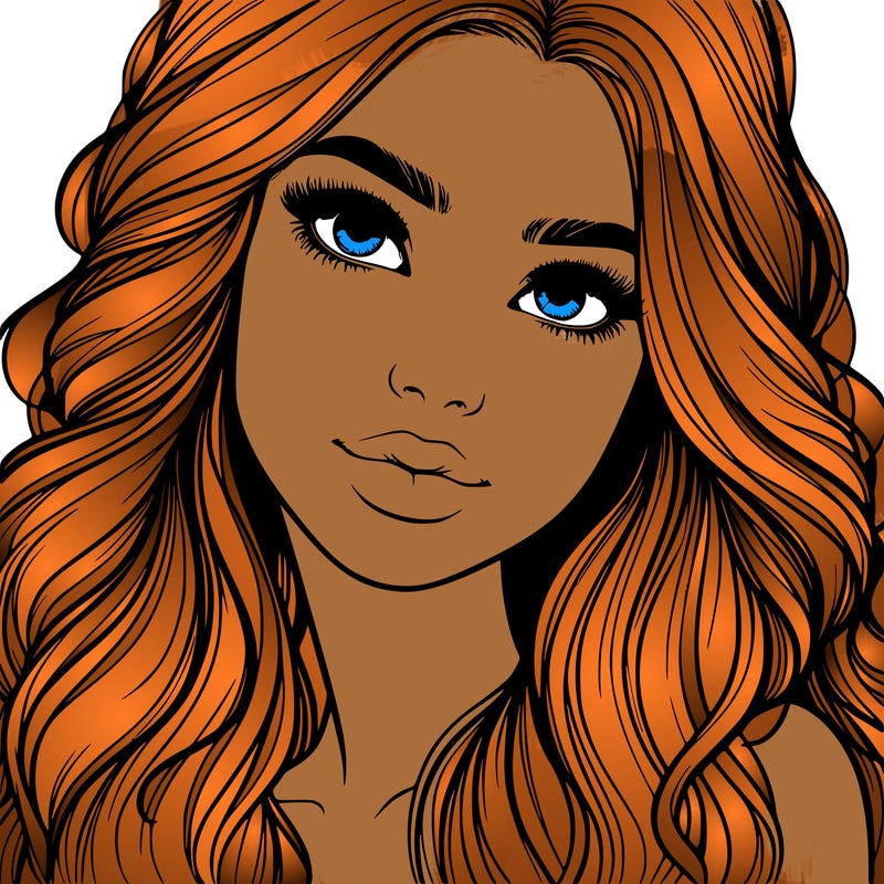 beautiful realistic girl