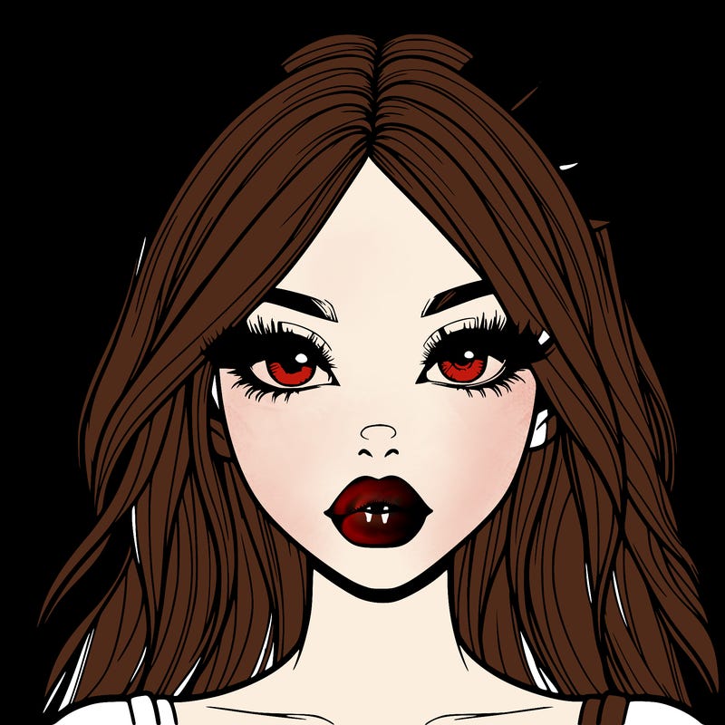 realistic girl with fox ears and realistic lips