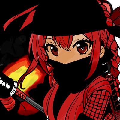 manga girl ninja