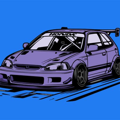 honda civic race car