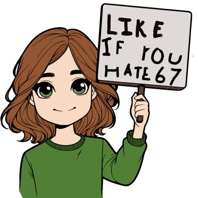 realistic girl holding up a sign