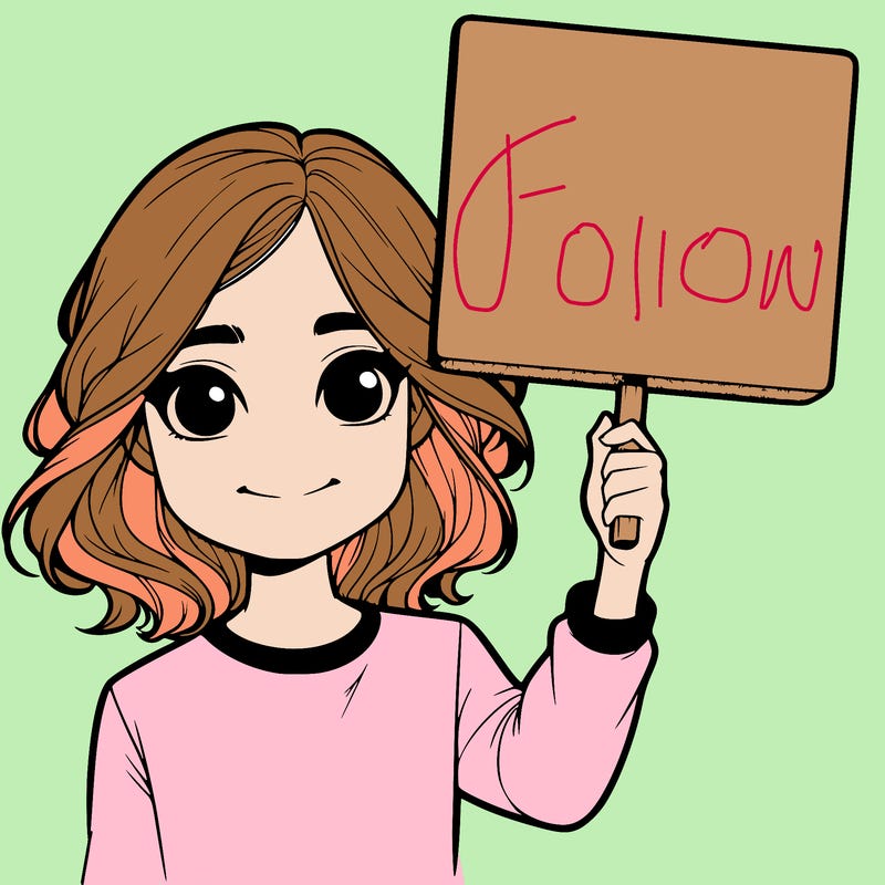 realistic girl holding up a sign