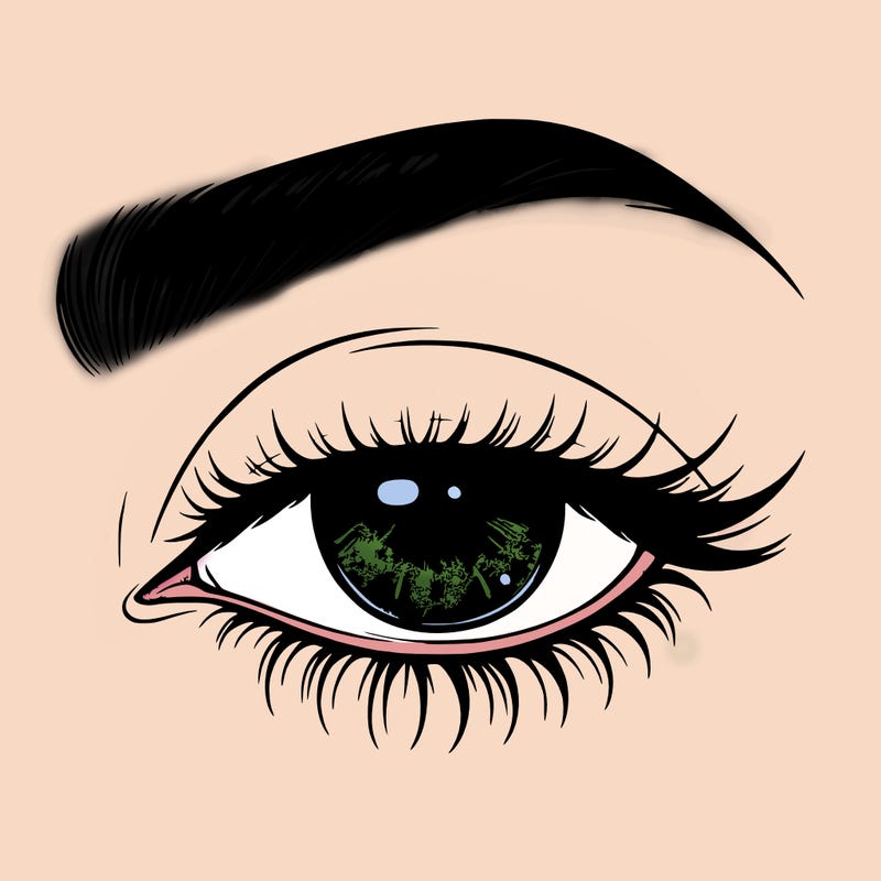 eye closed realistic