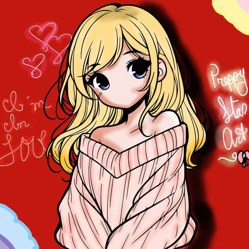 shy pretty girl wearing a sweater that is falling off one shoulder portrait