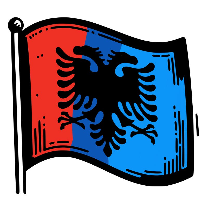 albanian flag