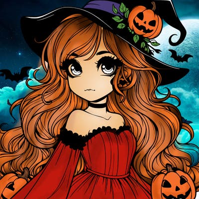 realistic girl halloween
