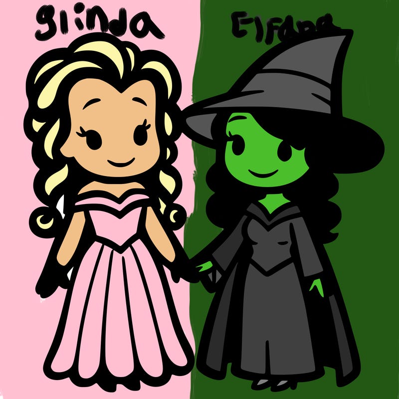 wicked moivie elphaba and glenda