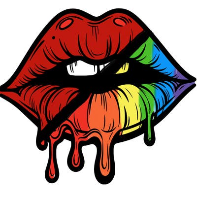 lips that look realistic and drip