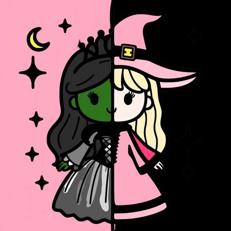 split princess and witch