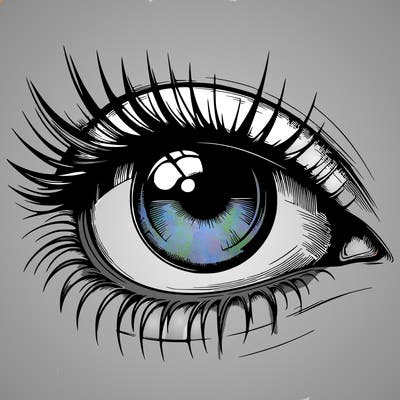 realistic eye