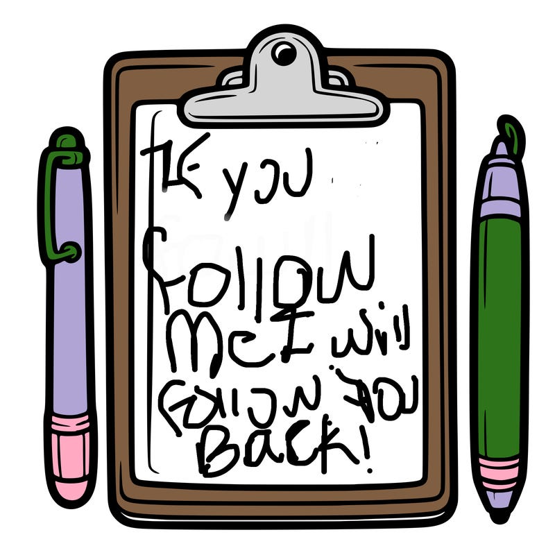 blank clip board with pen