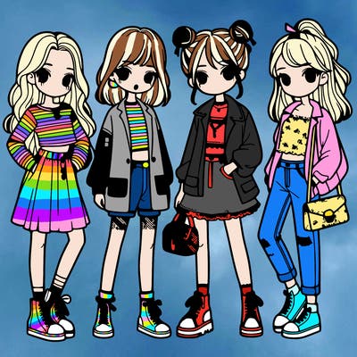 girls with fashion