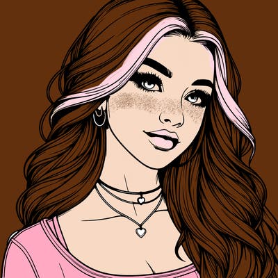 detailed realistic girl