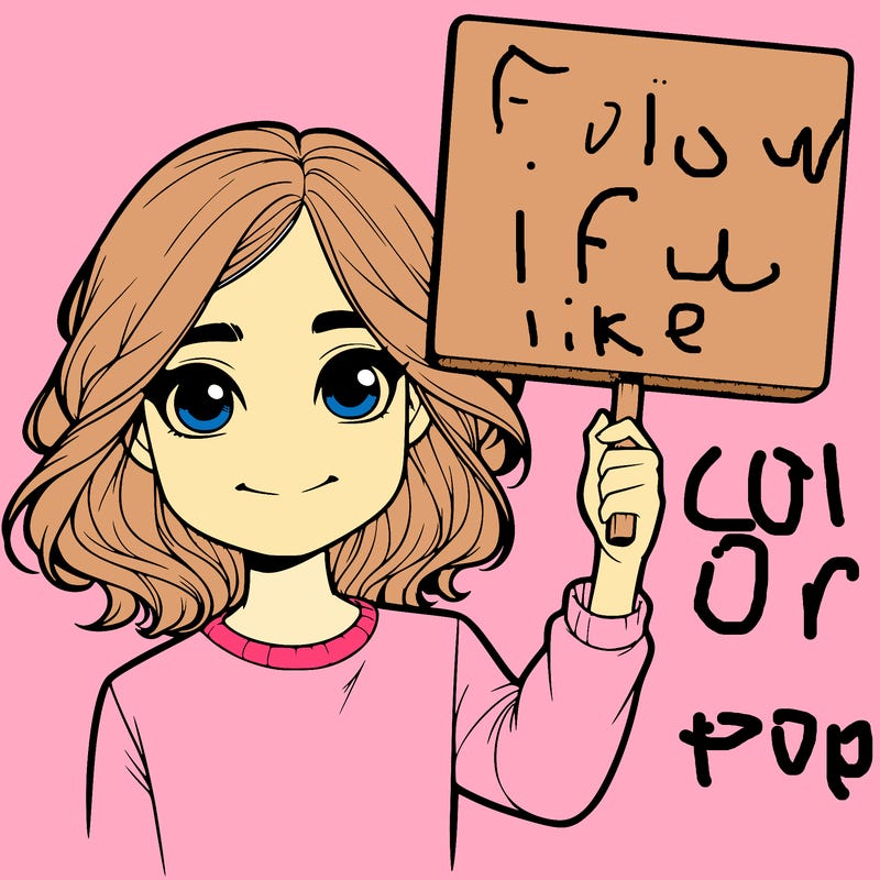 realistic girl holding up a sign