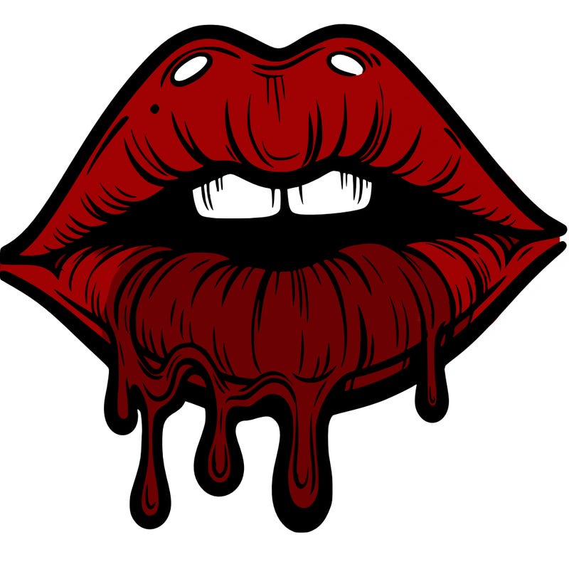 lips that look realistic and drip