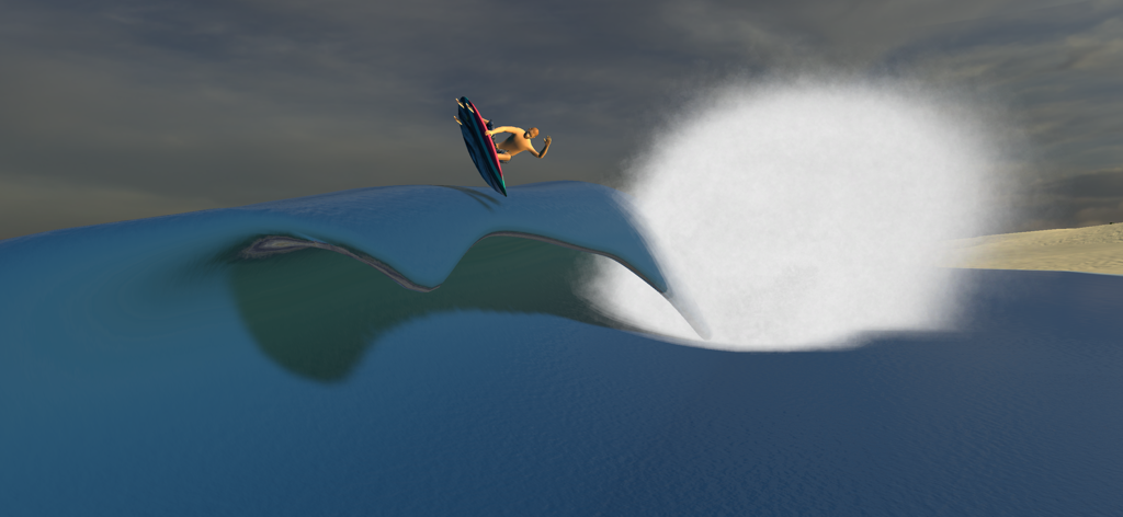 YouRiding - Surf and Bodyboard - Surfer performing an aerial maneuver on a large wave in YouRiding