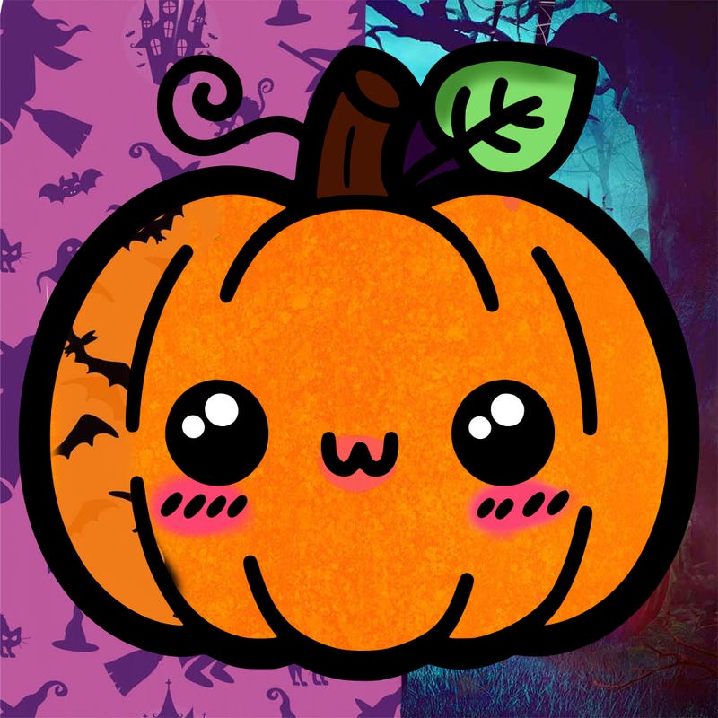 simple halloween pumpkin cute