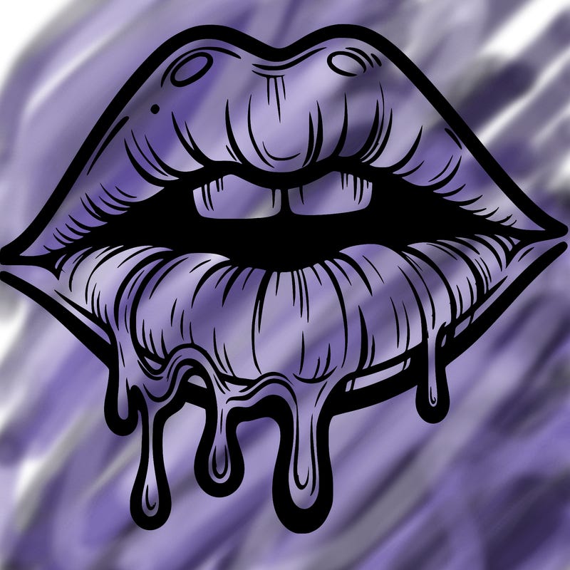 lips that look realistic and drip