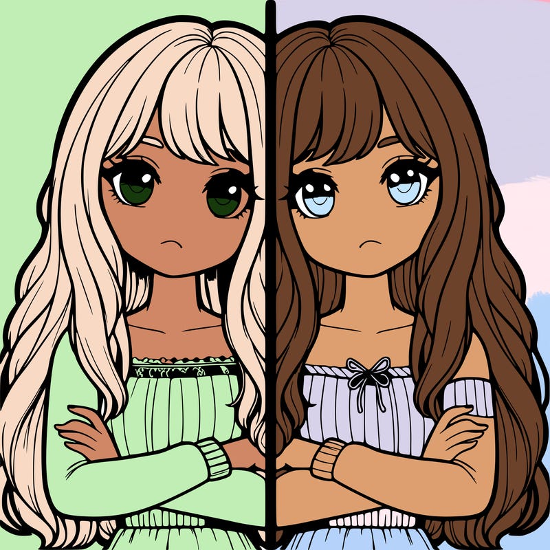 realistic girls split