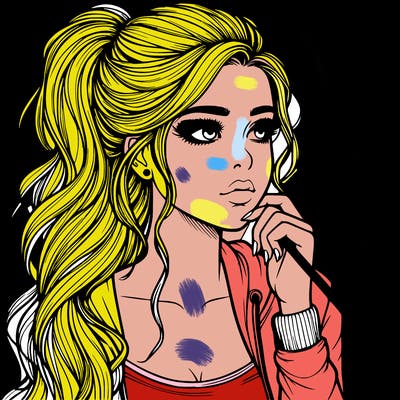 realistic teenage pretty