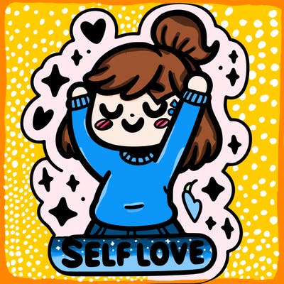 self-love sticker